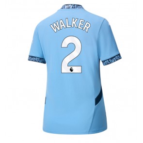 Manchester City Kyle Walker #2 Dámské Domácí Dres 2024-25 Krátký Rukáv